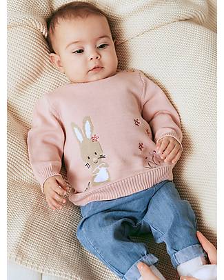 Name it Maglia Coniglietto - Rosa - 100% Cotone Biologico Felpe